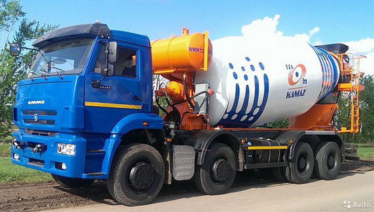 Автобетоносмеситель ТЗА 5814V2 на шасси КамАЗ 65201