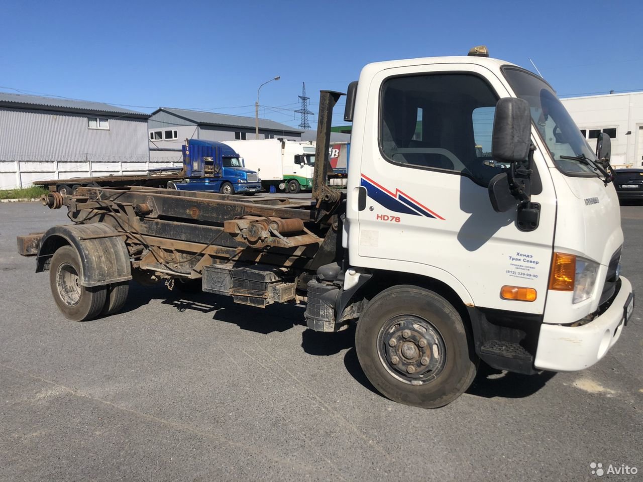 Мультилифт Hyundai HD78 (пухтовоз)