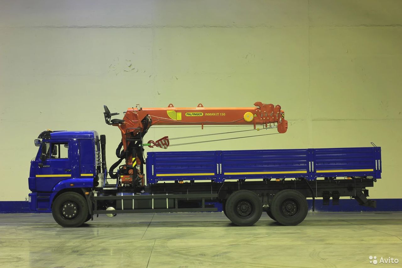 Бортовой грузовик с КМУ КамАЗ 65115-3094-50 с КМУ Palfinger Инман