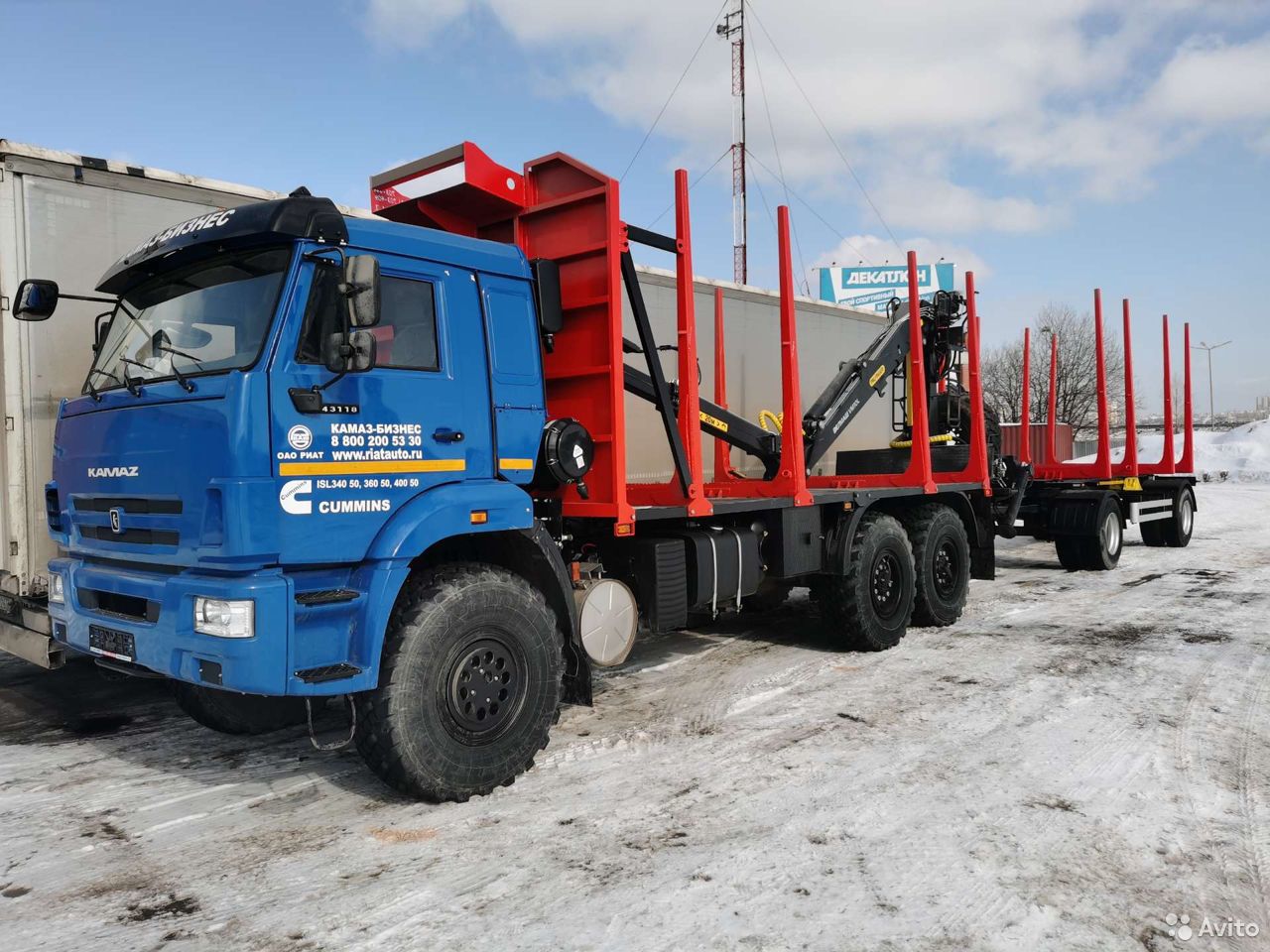 Сортиментовоз КамАЗ 43118-50 с ГМУ