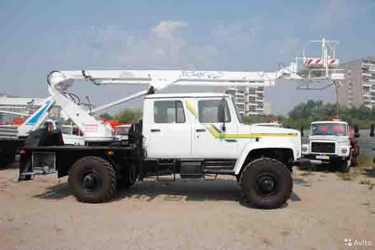 Автовышка ГАЗ 33081 Садко с АГП КЭМЗ ТА-18