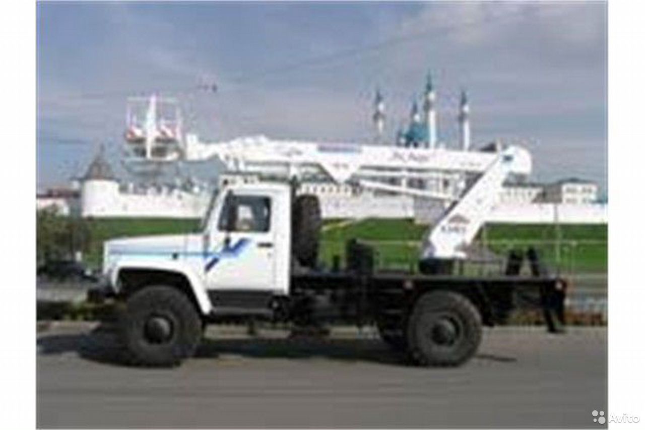 Автовышка ГАЗ 33081 Садко с АГП КЭМЗ ТА-18