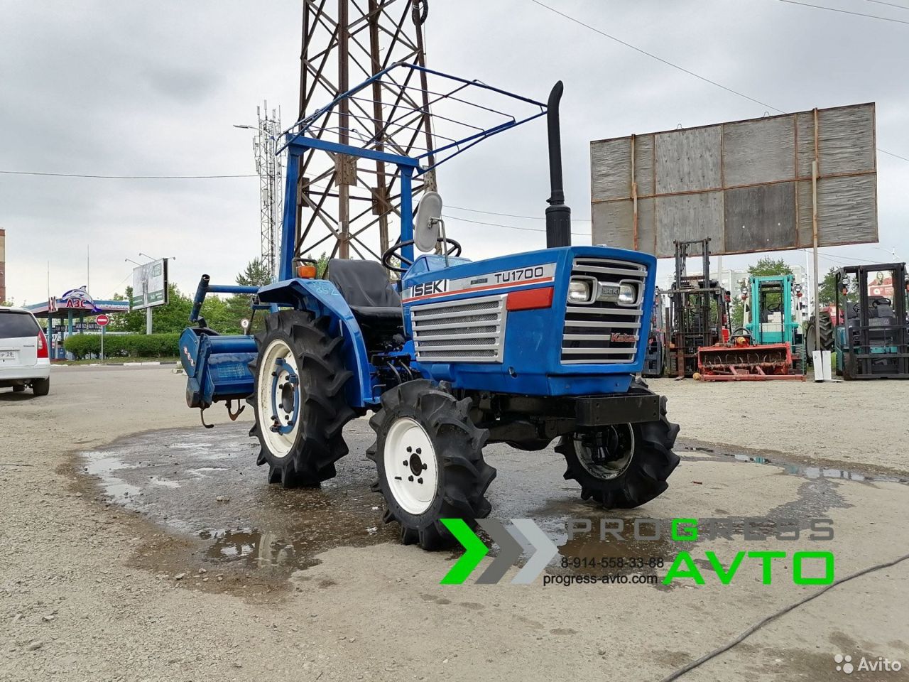 Мини-трактор Iseki TU1700 с почвофрезой