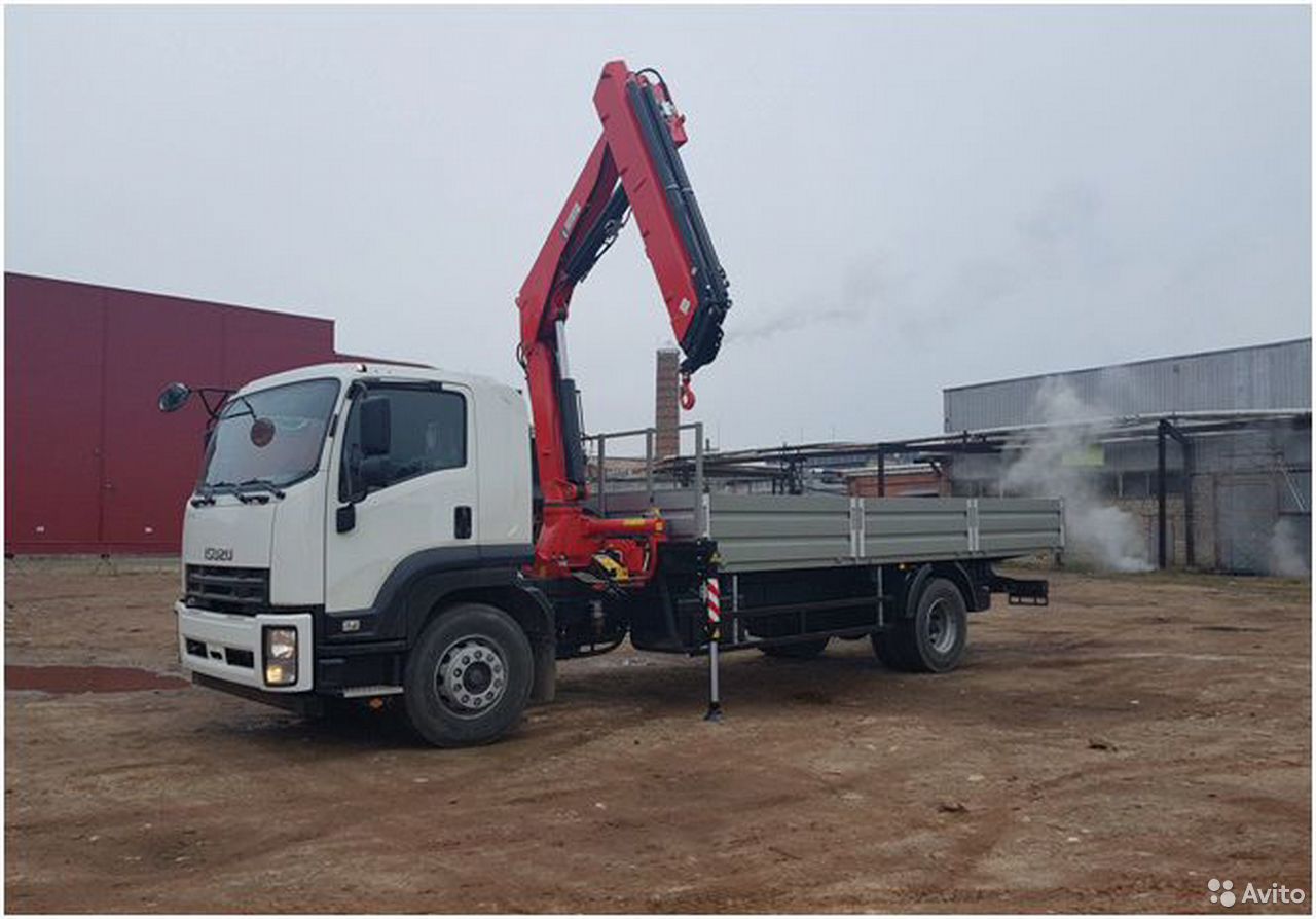 Бортовой грузовик с КМУ ISUZU FVR34UL-sdus с КМУ Ferrari F148 A2