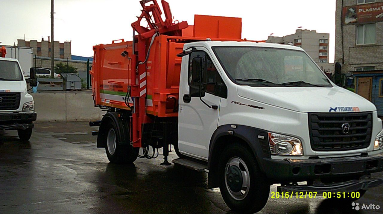 Мусоровоз РАРЗ МК-1552-14 на шасси ГАЗ ГАЗон Next С41R33