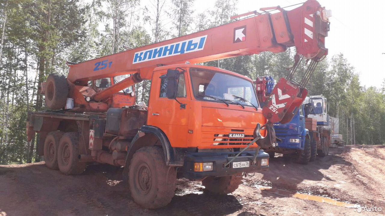 Автокран Клинцы на шасси КамАЗ