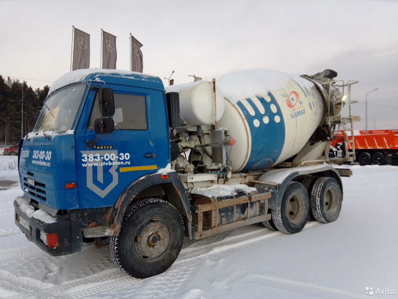 Автобетоносмеситель ТЗА 58147A на шасси КамАЗ 65115-62