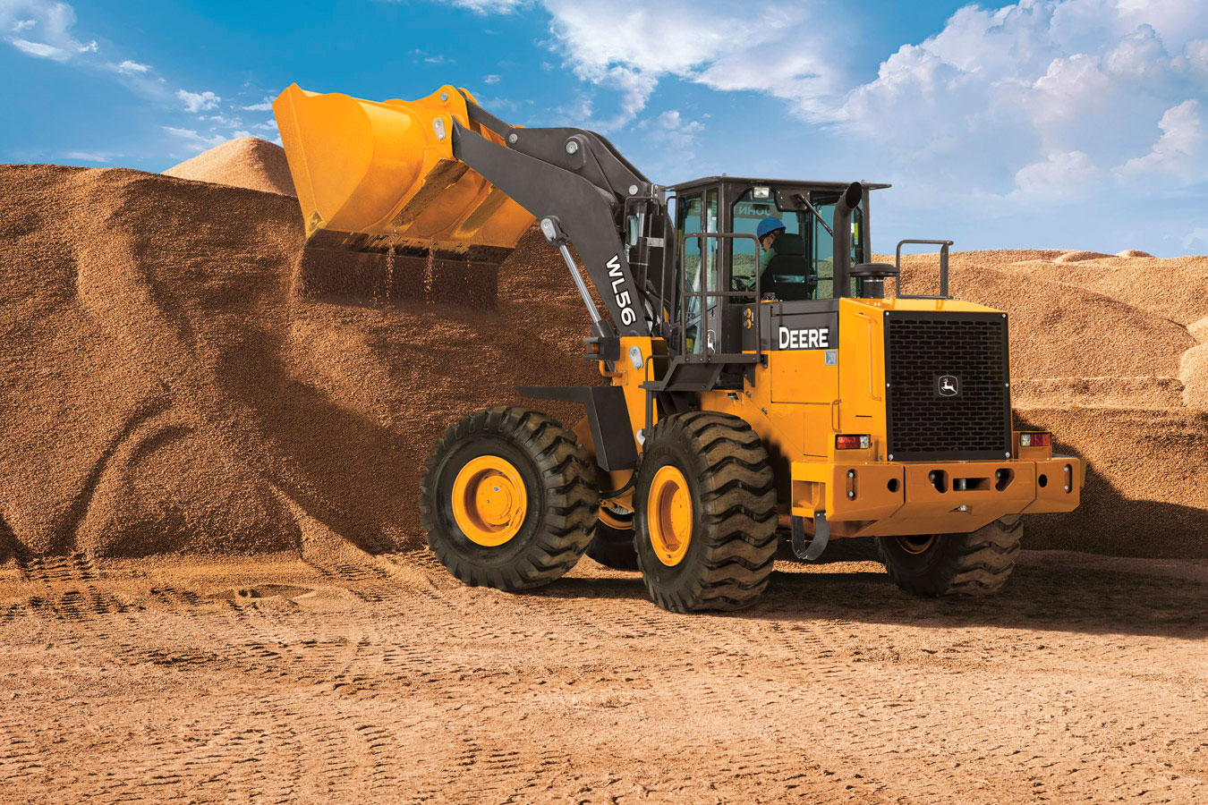 Фронтальный погрузчик John Deere WL56