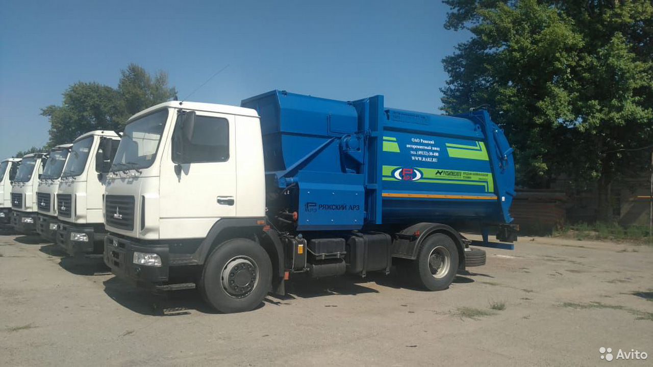 Мусоровоз РАРЗ МК-3554-03 на шасси МАЗ-534025
