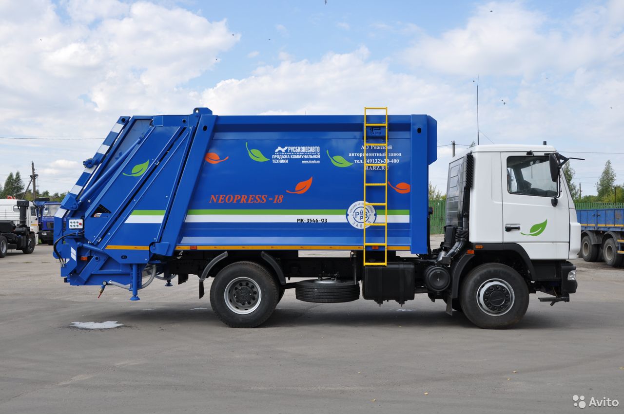 Мусоровоз РАРЗ МК-3546-03 на шасси МАЗ 5340С2-525-013