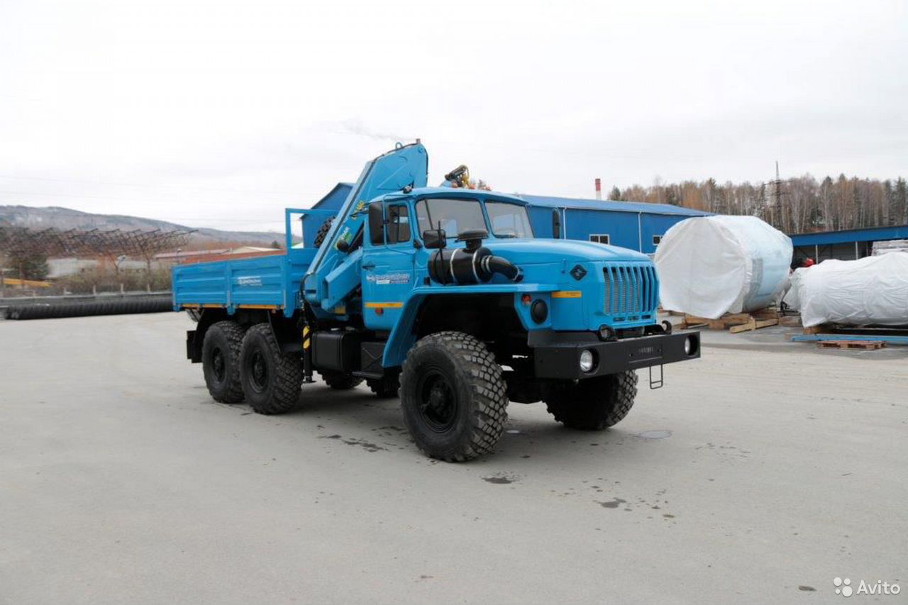 Бортовой грузовик с КМУ УРАЛ 4320 с КМУ Инман ИМ-150