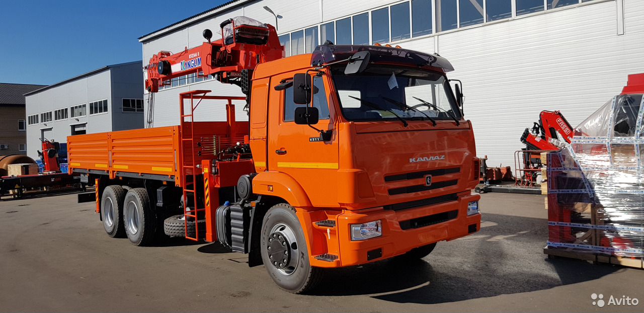 Бортовой грузовик с КМУ КамАЗ 65115
