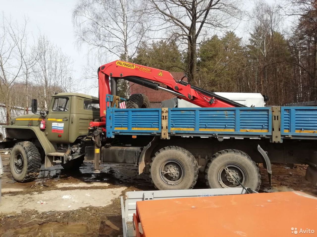 Бортовой грузовик с КМУ УРАЛ 4320-09-11-40 с КМУ Palfinger PK 23500