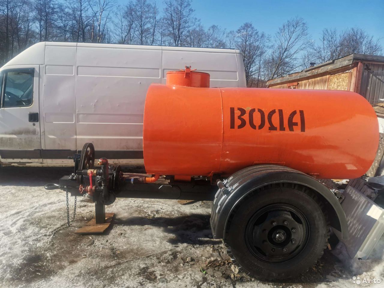 Прицеп-цистерна ОрелСтройМаш ОПМ-3.5 (тракторный поливомоечный)