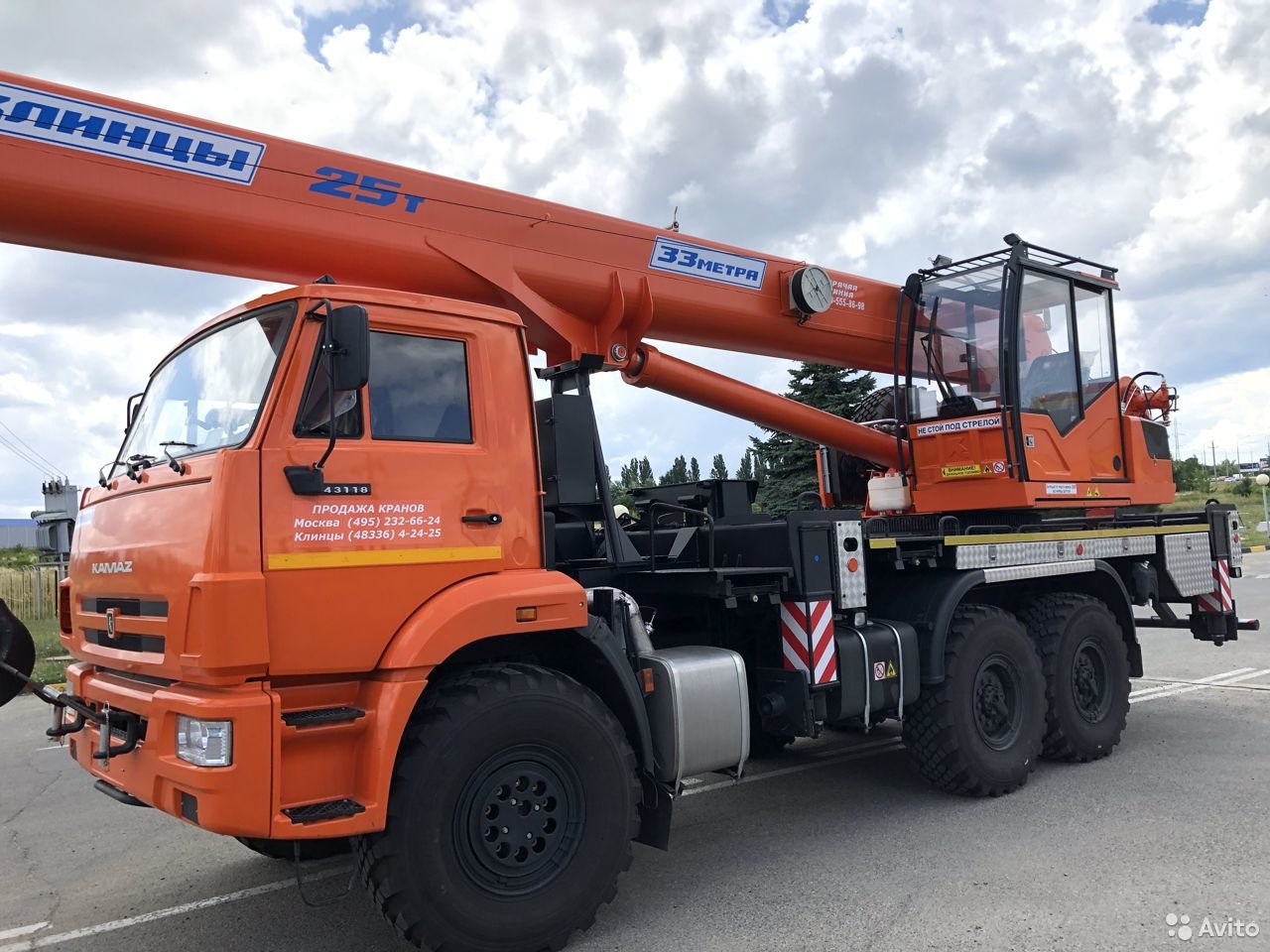 Автокран Клинцы КС-55713-5К-4В на шасси КамАЗ 43118