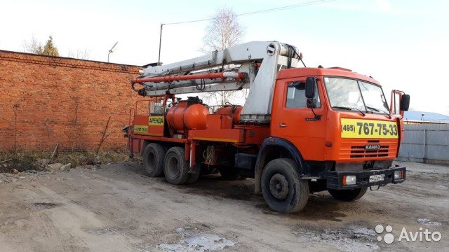 Автобетононасос ТЗА 58150В на шасси КамАЗ 53215