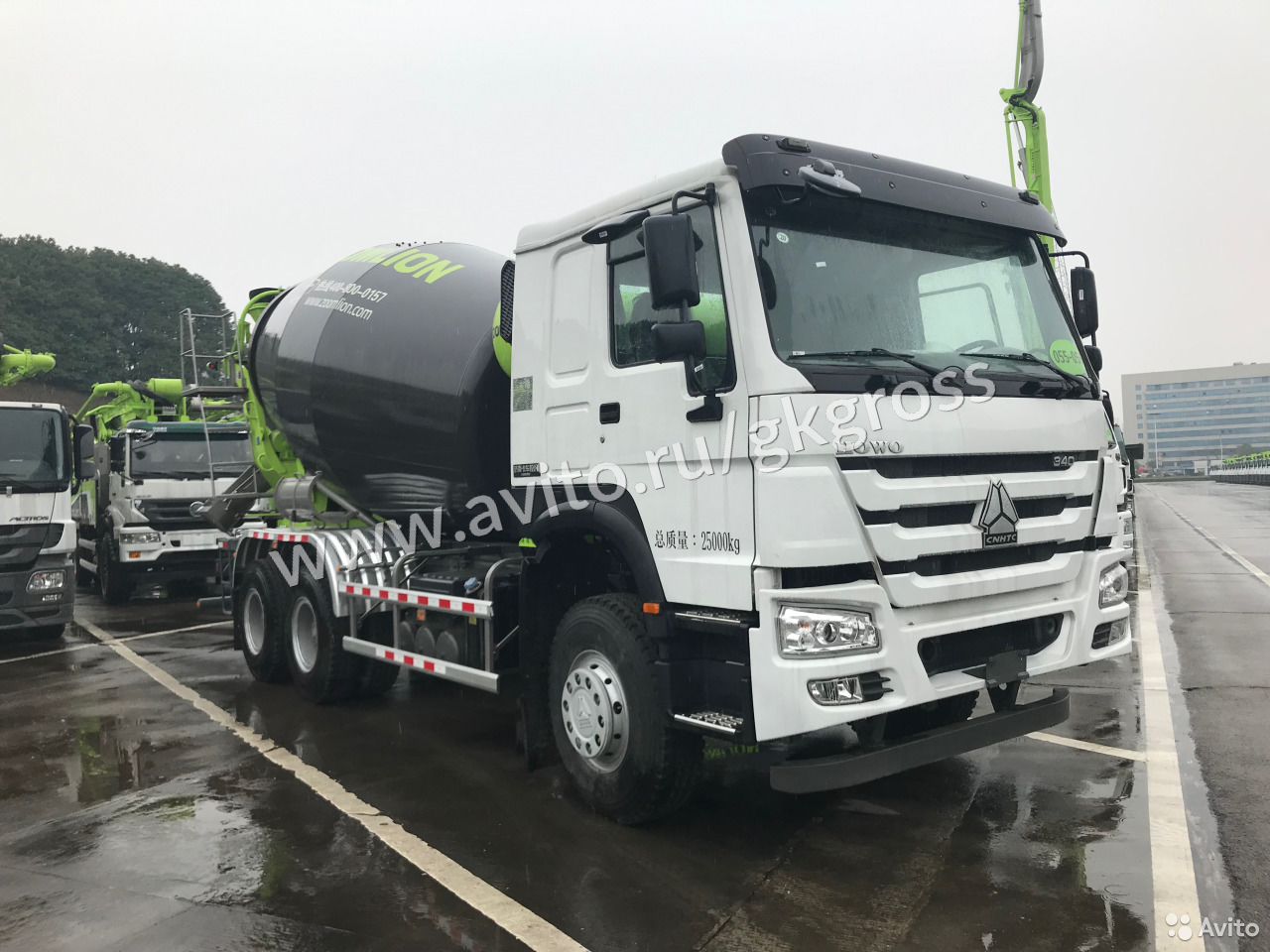 Автобетоносмеситель HOWO HW76