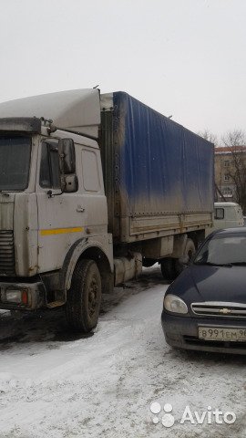 Тентованный грузовик МАЗ 53366