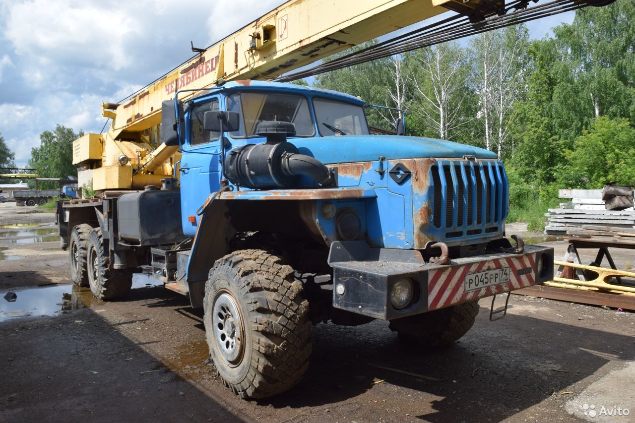 Автокран Челябинец КС-45721 на шасси УРАЛ