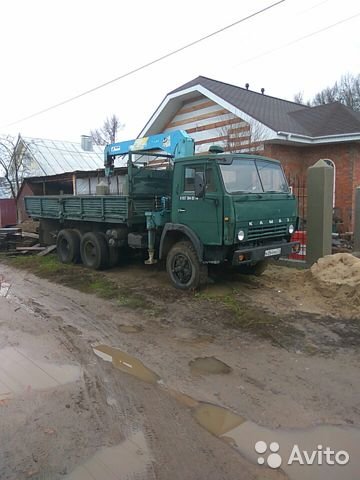 Бортовой грузовик с КМУ КамАЗ 5320