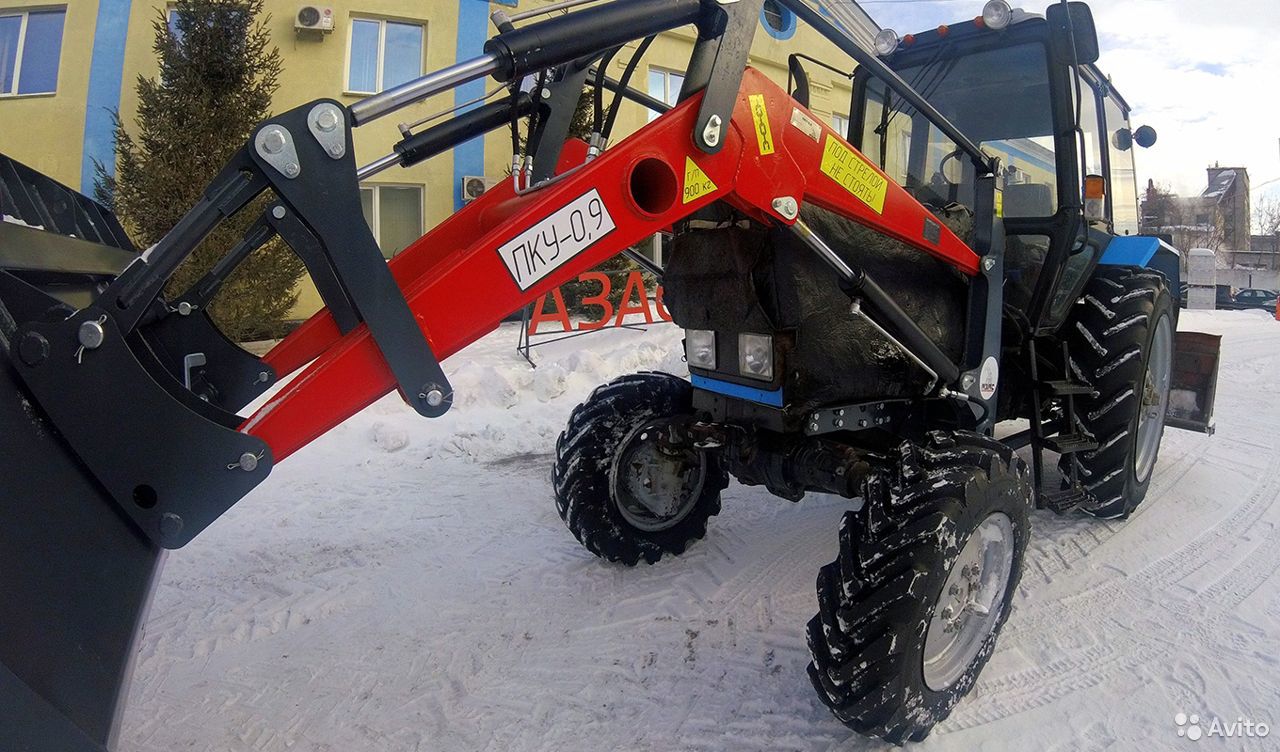 Навесной погрузчик (КУН) АЗАС ПКУ-0,9