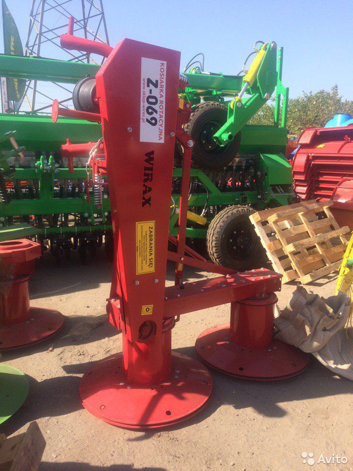 Косилка Wirax Z-069 1.25-1.85 роторная двухдисковая
