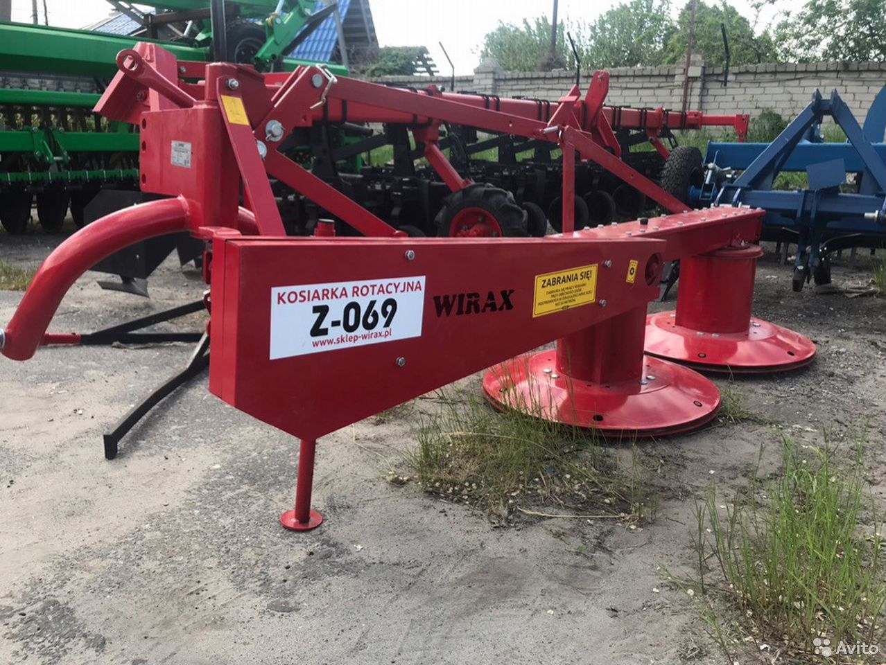 Косилка Wirax Z 1.25-1.85м роторная