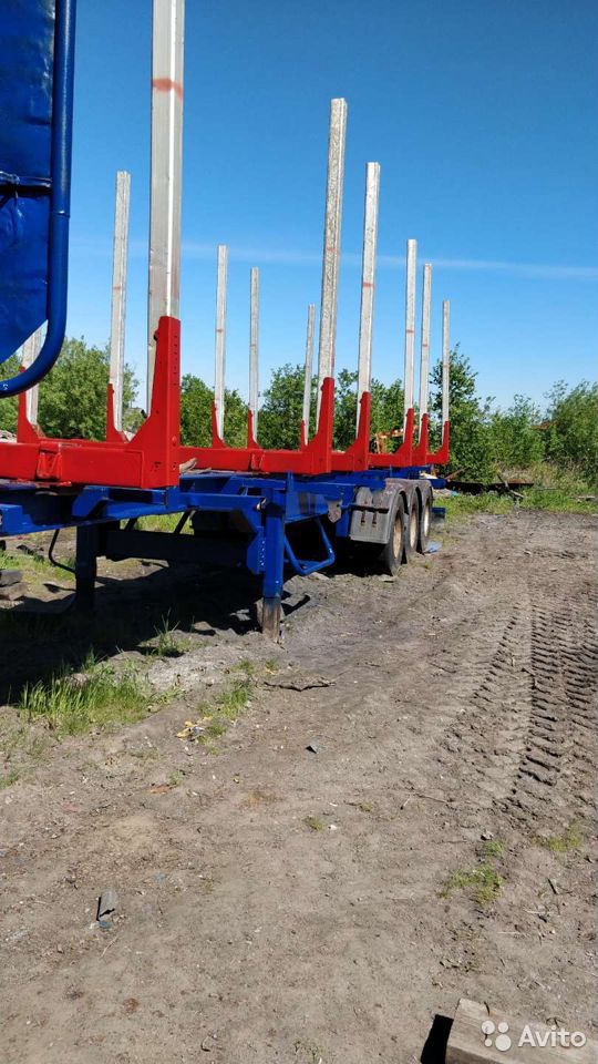 Полуприцеп сортиментовоз (лесовоз)