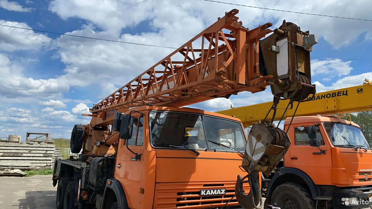 Автокран Клинцы 25т на шасси КамАЗ