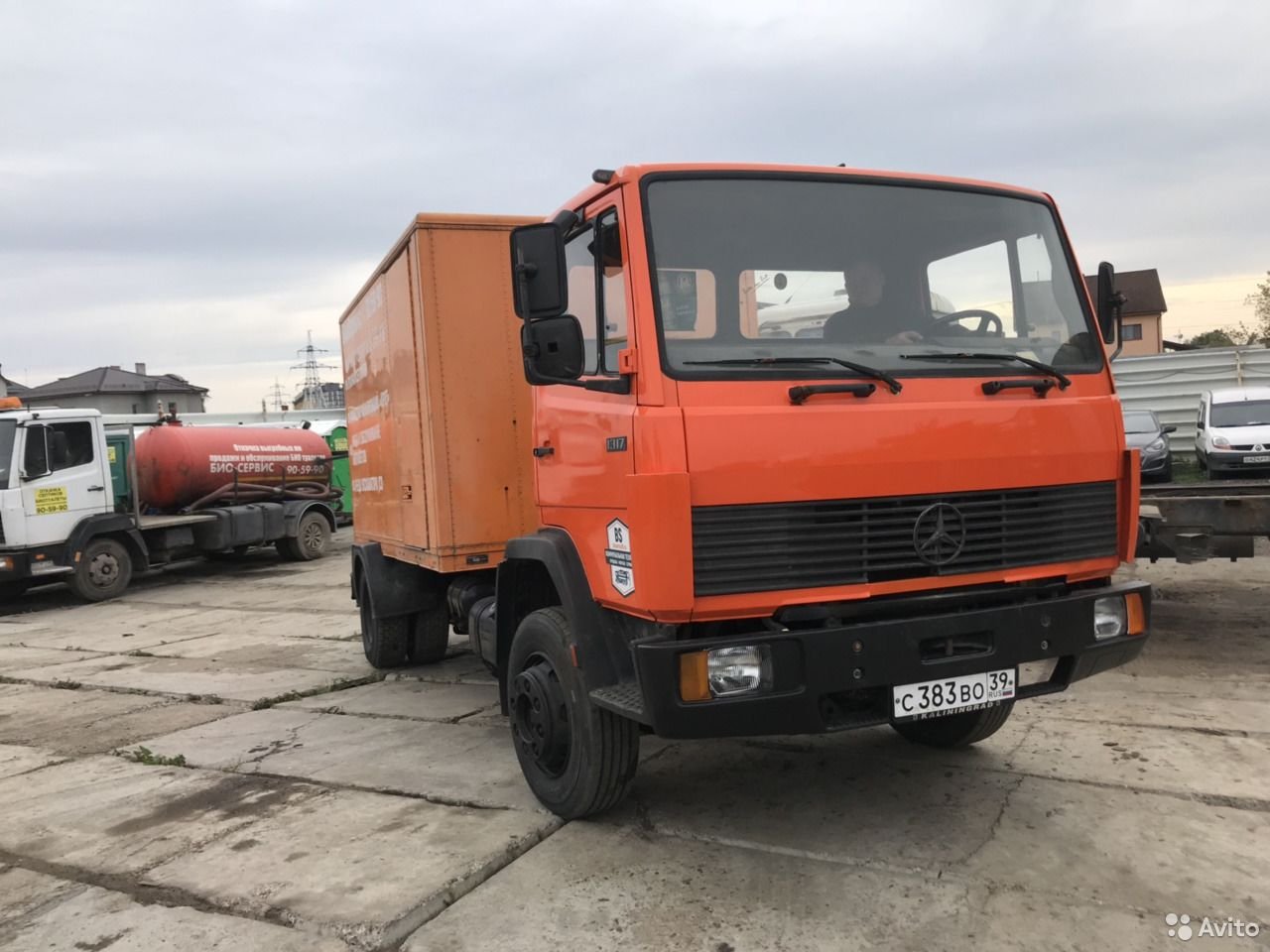 Каналопромывочная машина Mercedes-Benz 1317 (КРОТ)