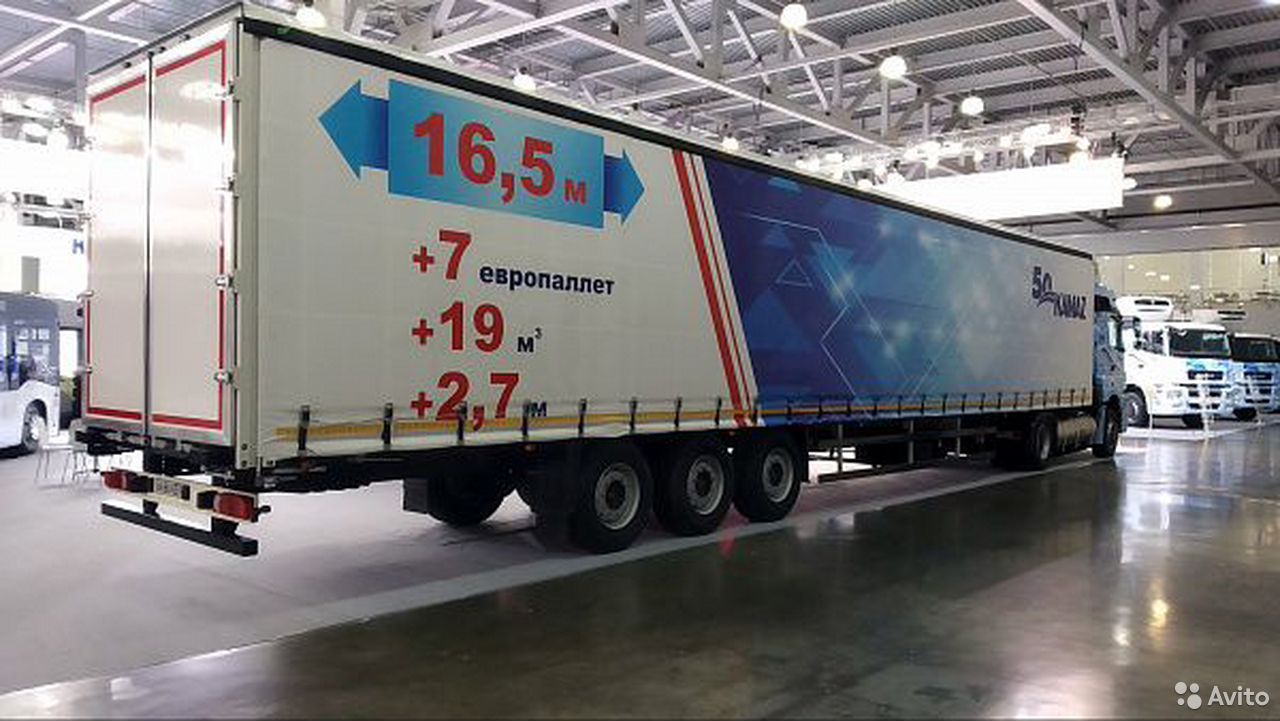 Тентованный полуприцеп Нефаз 93341
