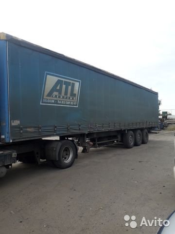Тентованный полуприцеп Van Hool