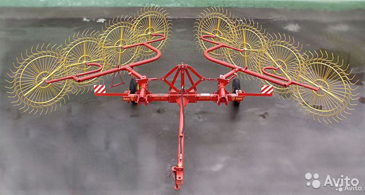 Грабли Tonutti RCS 8-10-12 колесно-пальцевые