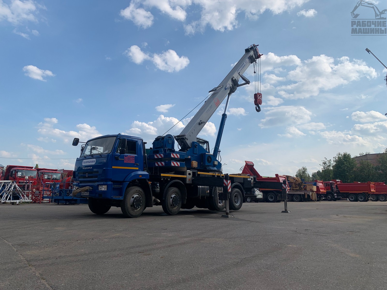 Автокран Галичанин КС-55729-1В на шасси КамАЗ 6540