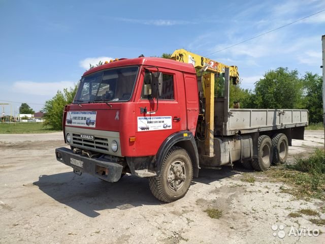 Бортовой грузовик с КМУ КамАЗ 53212