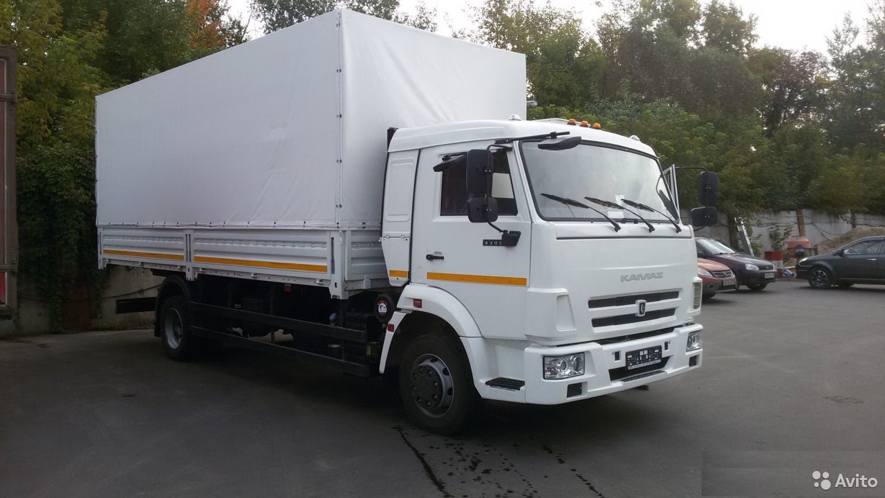 Тентованный грузовик КамАЗ 4308