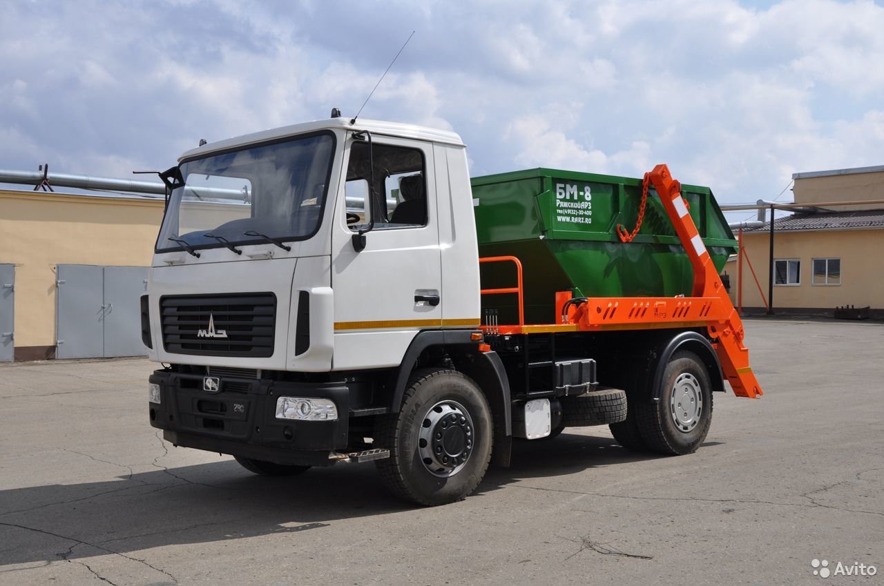 Бункеровоз РАРЗ МК-3512-01 на шасси МАЗ 5550С3