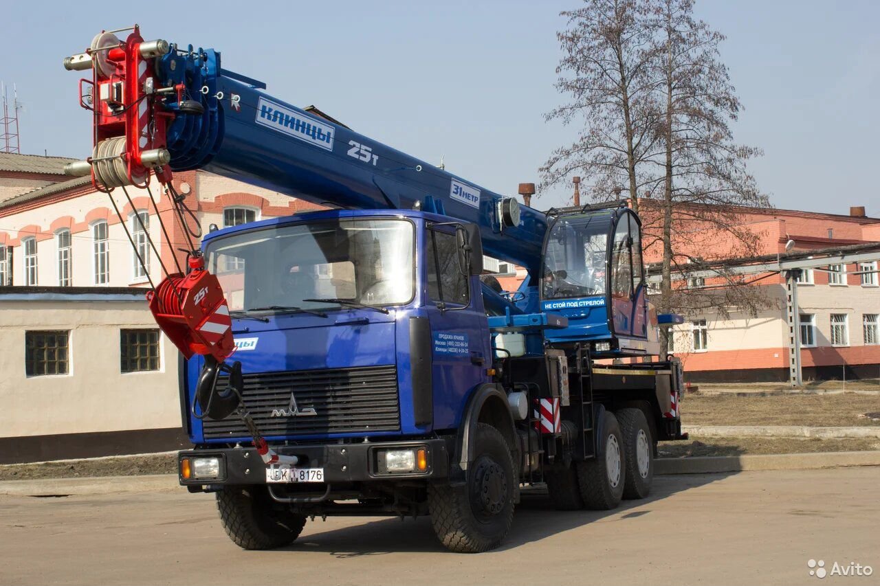 Автокран Клинцы КС-55713-6К-4 на шасси МАЗ 6312