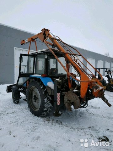 Бурильно-крановая машина МТЗ Беларус 82 БМ-205