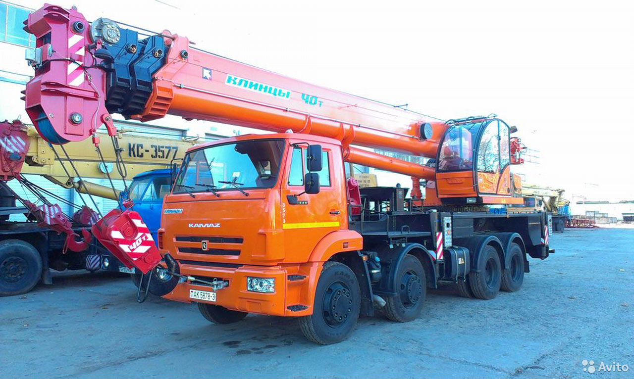 Автокран Клинцы КС-65719-1К-1 на шасси КамАЗ 6540