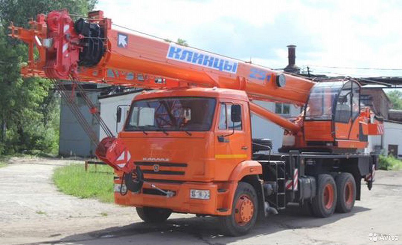 Автокран Клинцы КС-55713-1К-4 на шасси КамАЗ 65115