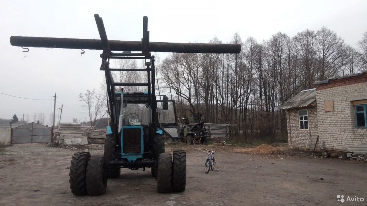 Трактор МТЗ Беларус 82.1 с куном