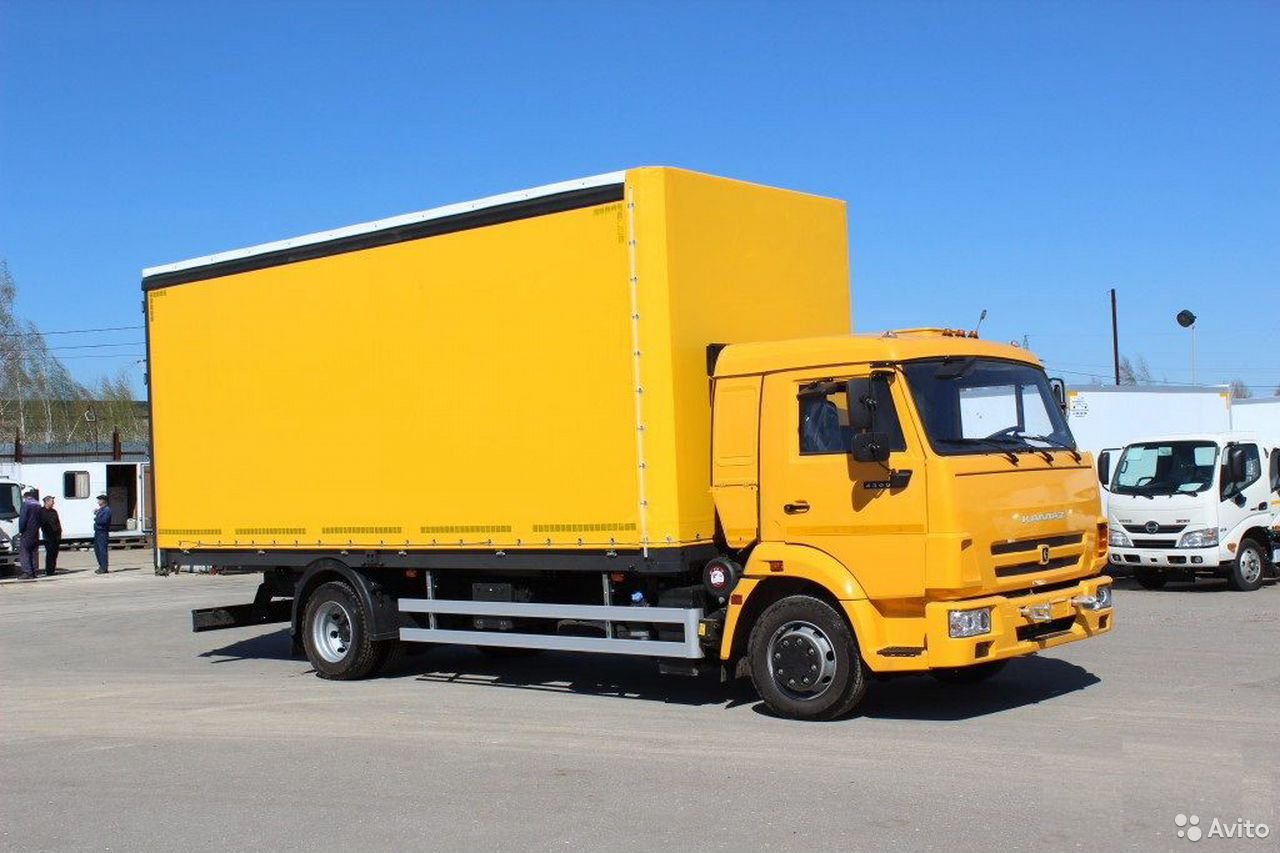 Тентованный грузовик КамАЗ 4308