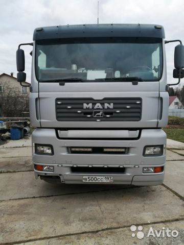 Бортовой грузовик с КМУ MAN TGA