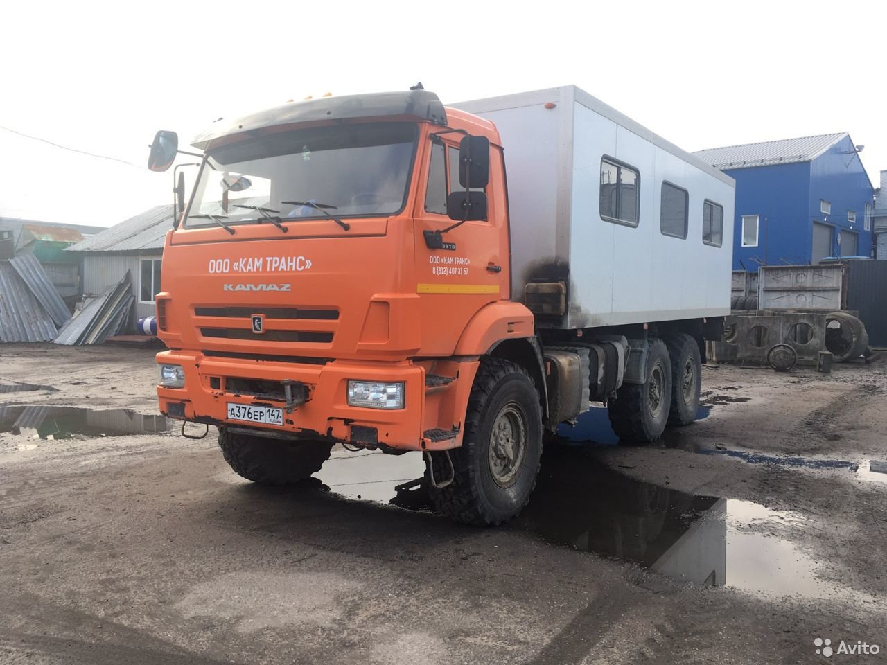 Вахтовый автобус КамАЗ 43118 6х6