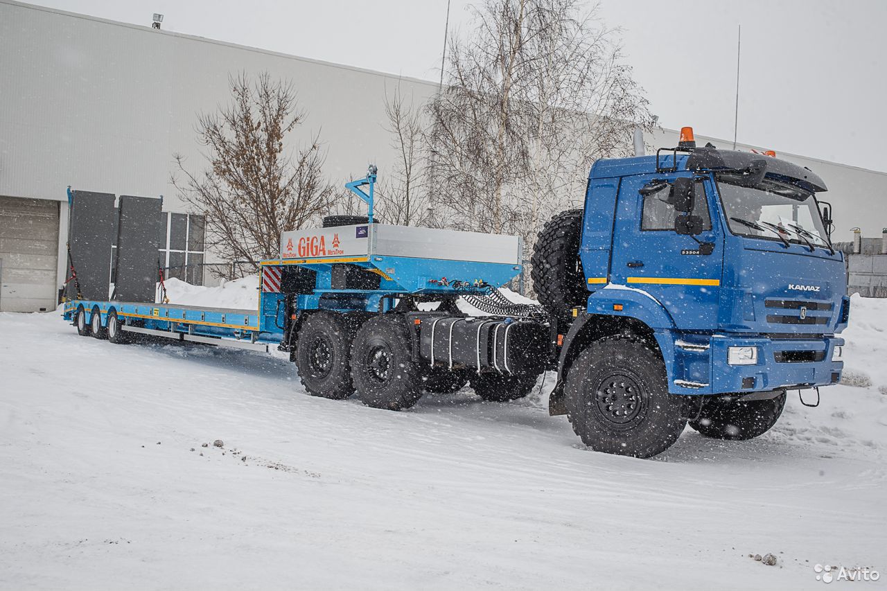Полуприцеп тяжеловоз МегаТрон 45 тонн 3 оси