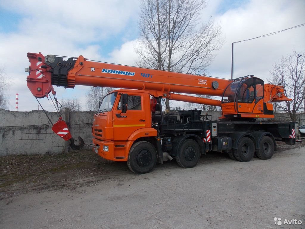 Автокран Клинцы КС-65719-3К-1 на шасси КамАЗ 63501