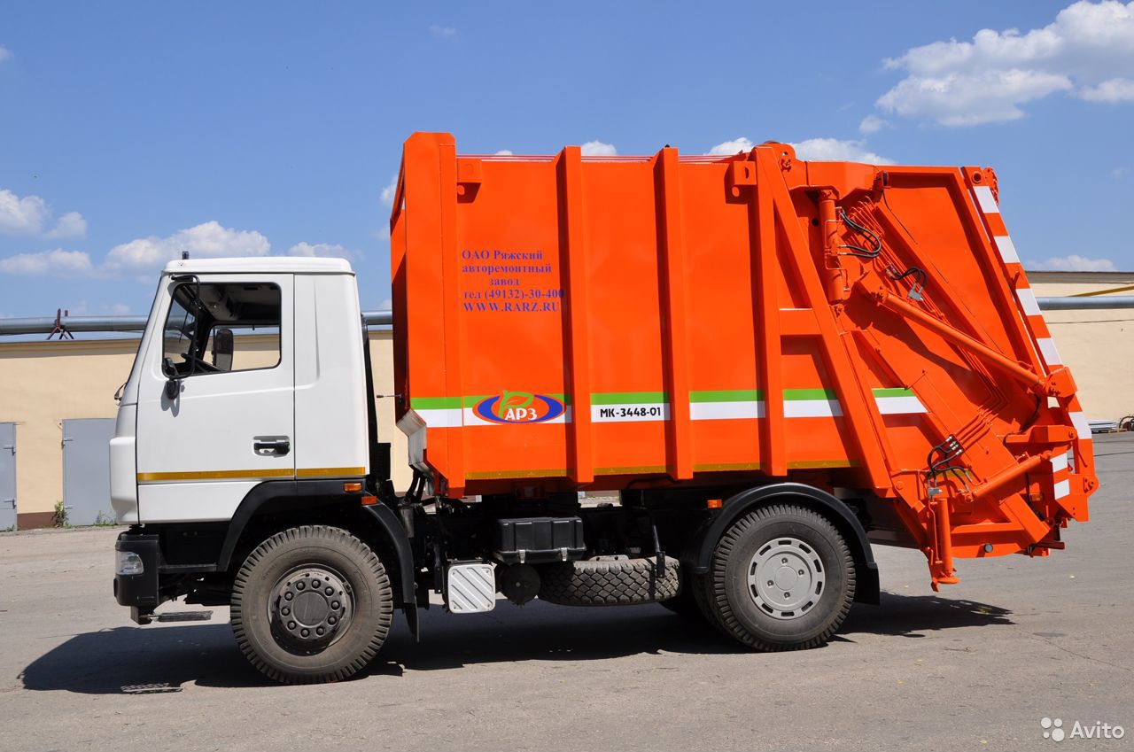 Мусоровоз РАРЗ МК-3548-02 на шасси МАЗ 5550С3