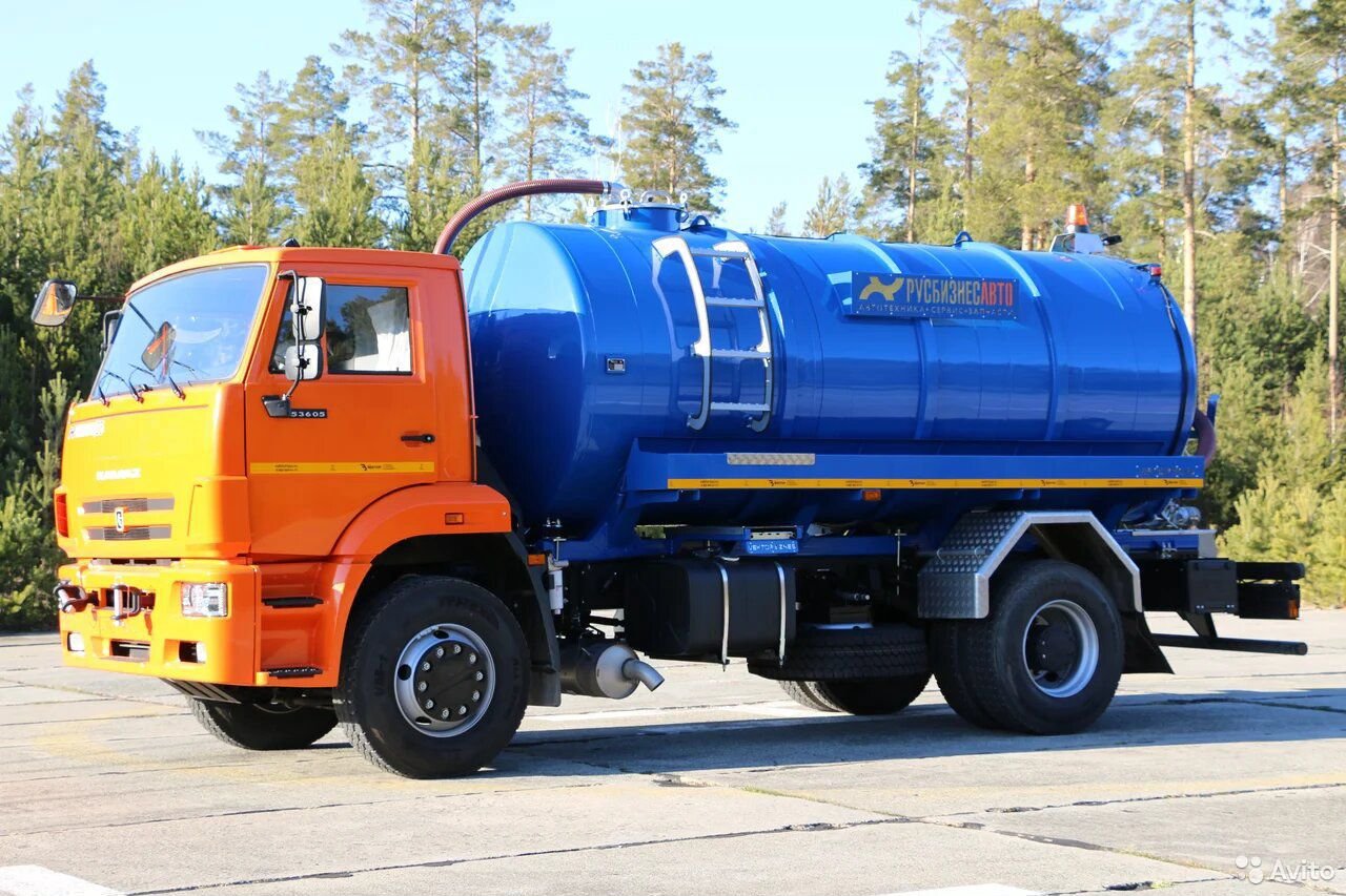 Ассенизатор КамАЗ 53605 МВ-12 (ТЛ740)