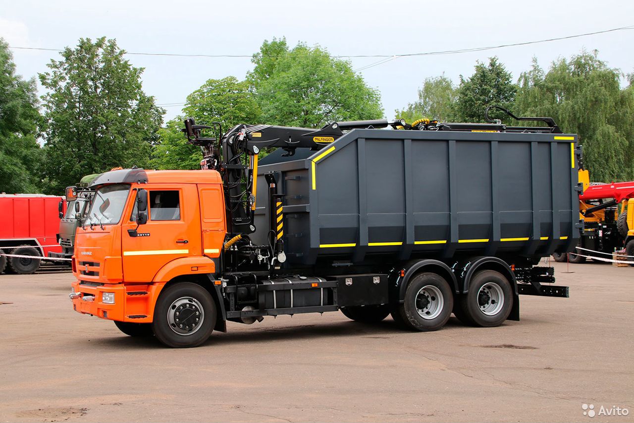 Металловоз (ломовоз) КамАЗ 65115 с ГМУ Велмаш